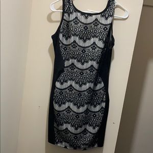Lace mini dress